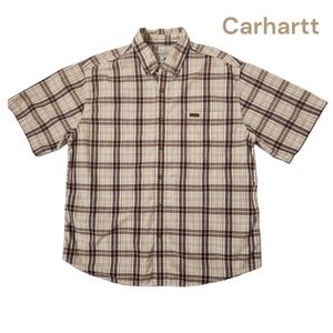 Carhartt Short Sleeve Button Down Plaid Shirt